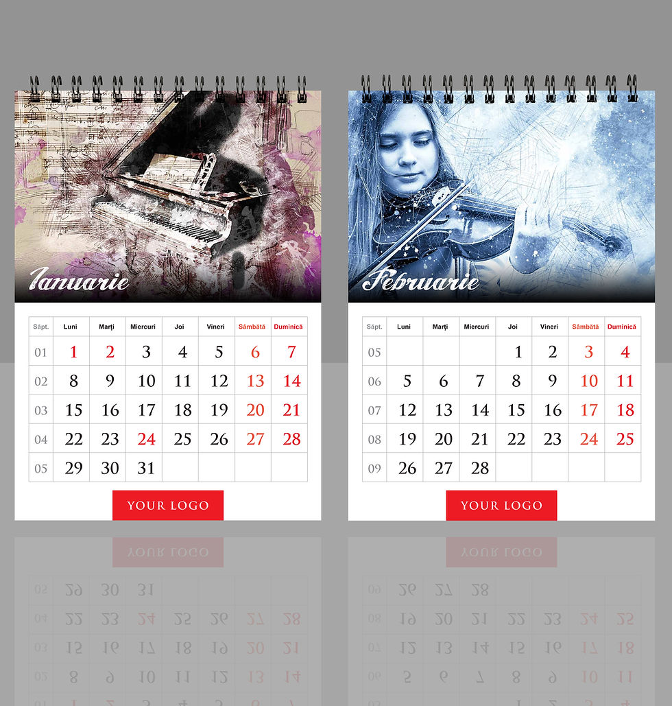 Miniatură: Calendar - Muzica in imagini