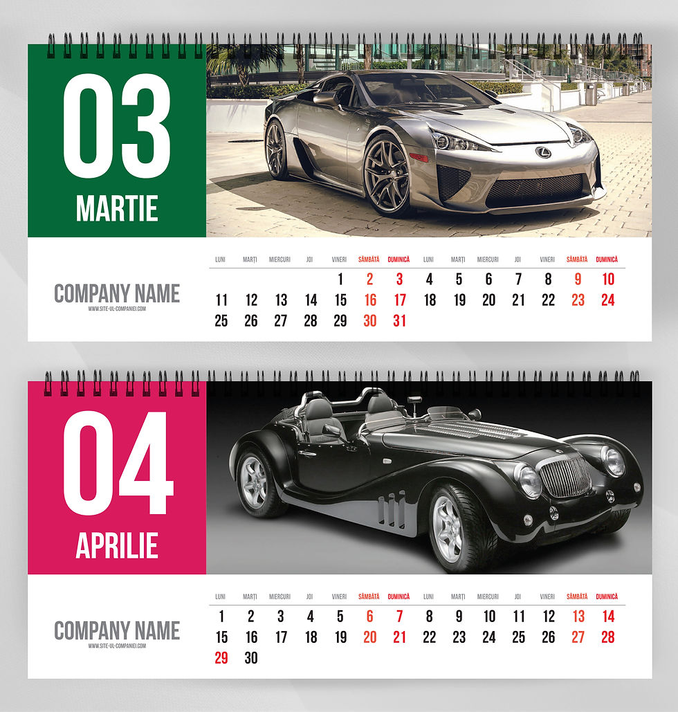 Miniatură: Calendar Masini