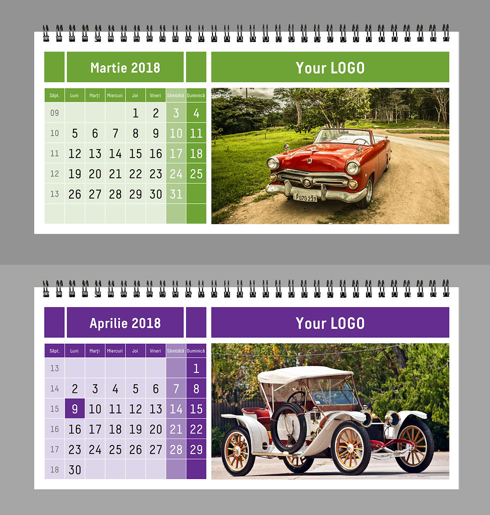 Miniatură: Calendar - Old Cars