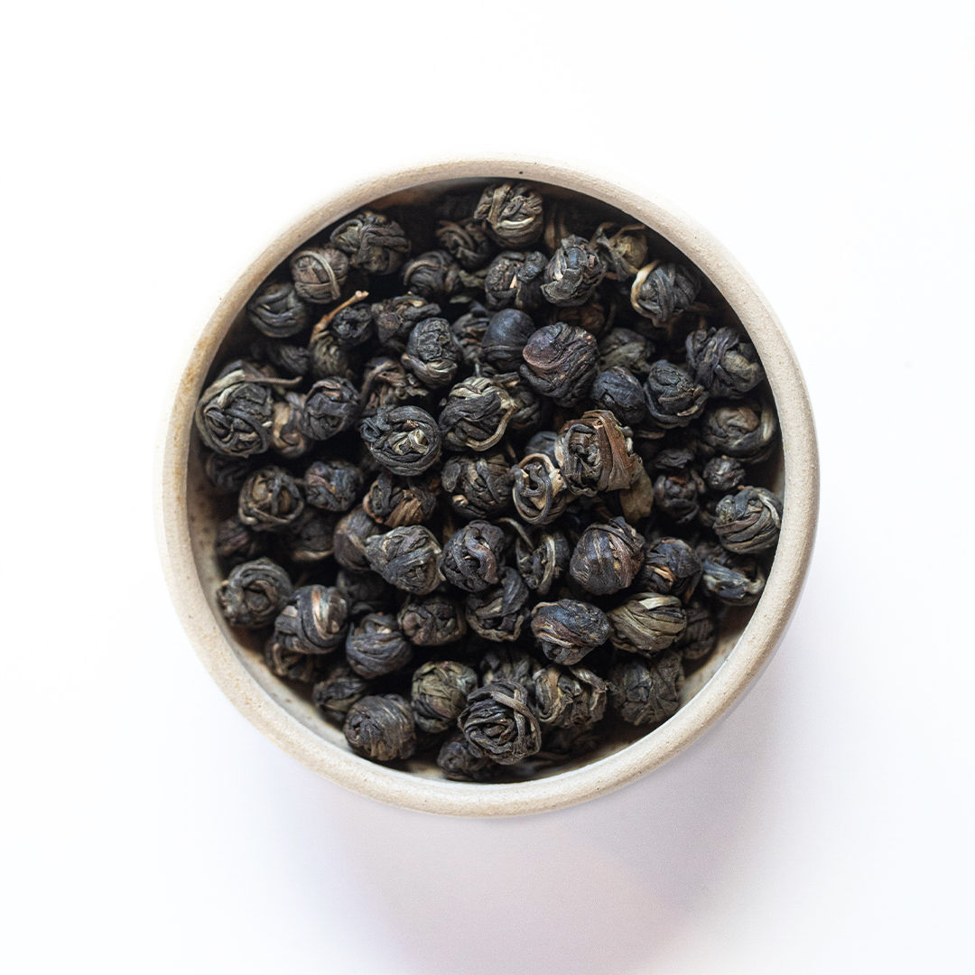 תה ירוק ופרחי יסמין Dragon Jasmin