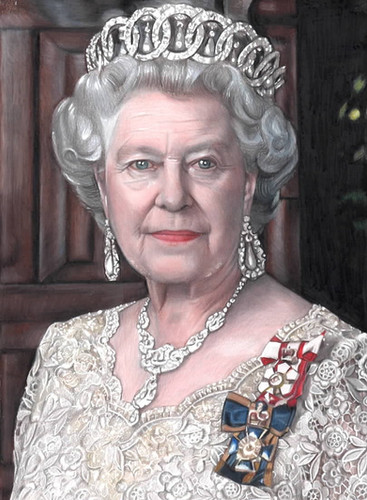 Queen Elizabeth (Limited Edition Print) | sophieedwardsart