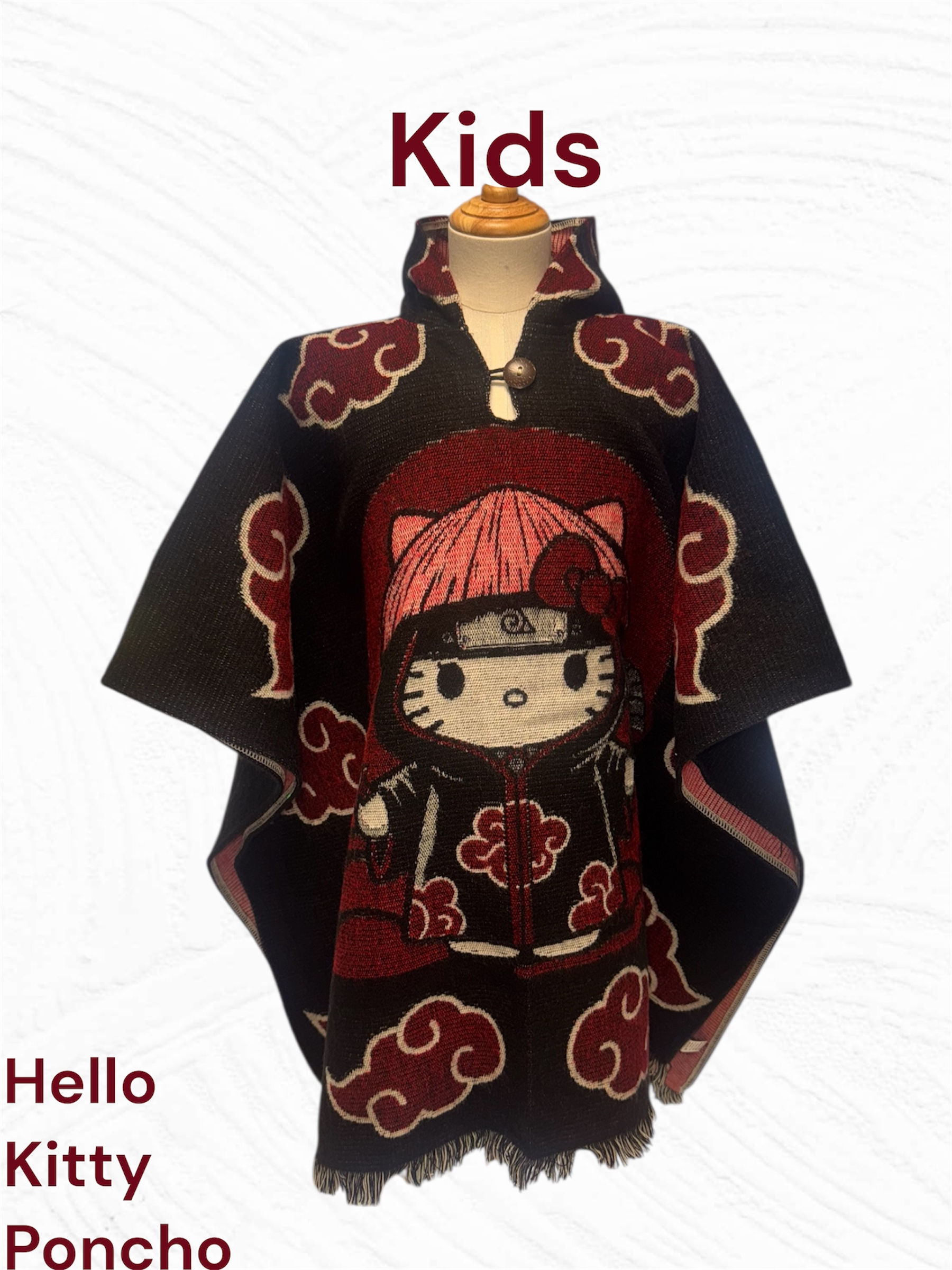 Hello Kitty Akatsuki Poncho