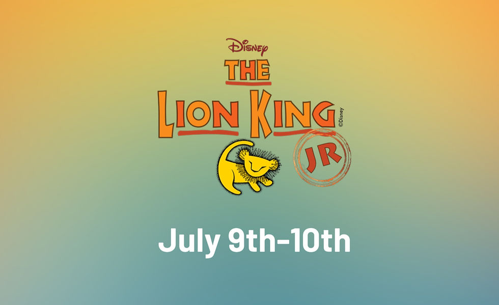 The Lion King Jr | Summer Stage Junior | Jul 09, 2026, 10:00 AM