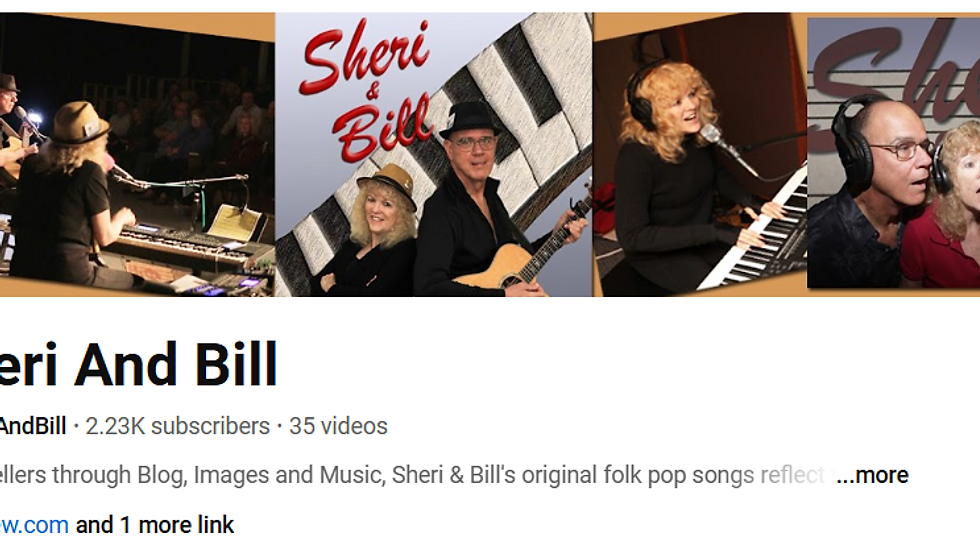 A screenshot of Sheri & Bill's YouTube Music Channel