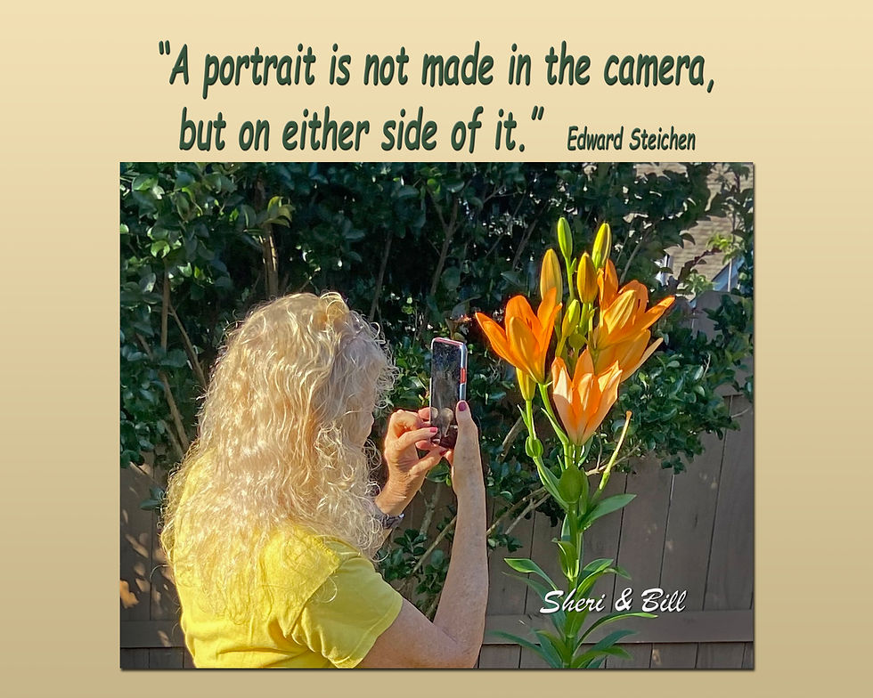 Confucious quote with original photography by Sheri & Bill