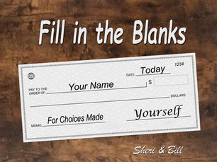 Fill in the Blanks - Sheri & Bill (original photography by Sheri & Bill)
