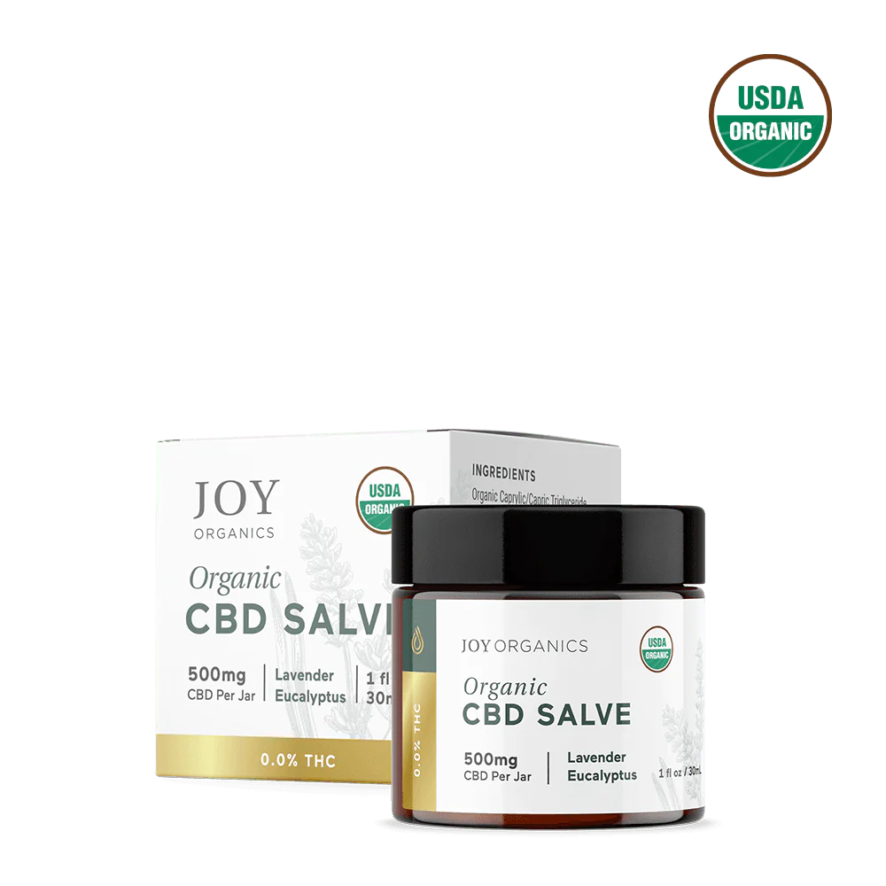 Organic CBD Salve - Lavender Eucalyptus 1oz/500mg