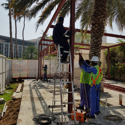 InterContinental Muscat NEW Shisha Café Structure 