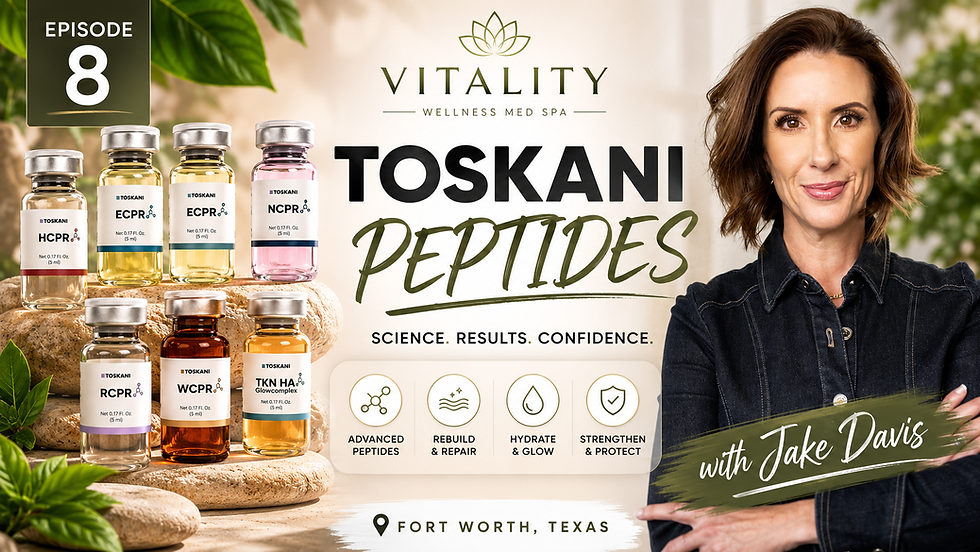 Episode 8: TOSKANI Peptides & Regenerative Aesthetics in Fort Worth, Texas | The GlowGetters Podcast