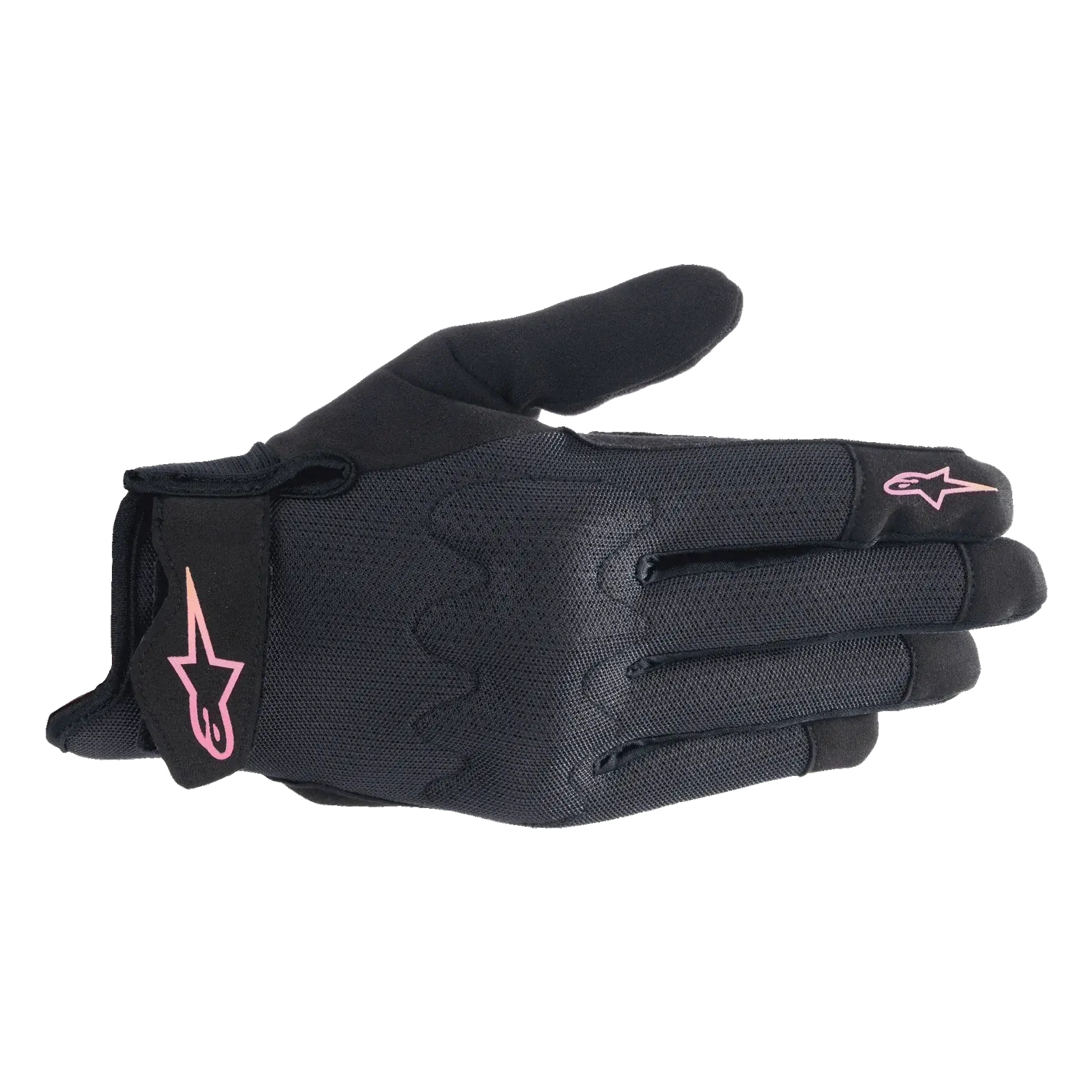 GANTS ALPINESTARS FEMME STATED AIR NOIR/ROSE VUE DE FACE