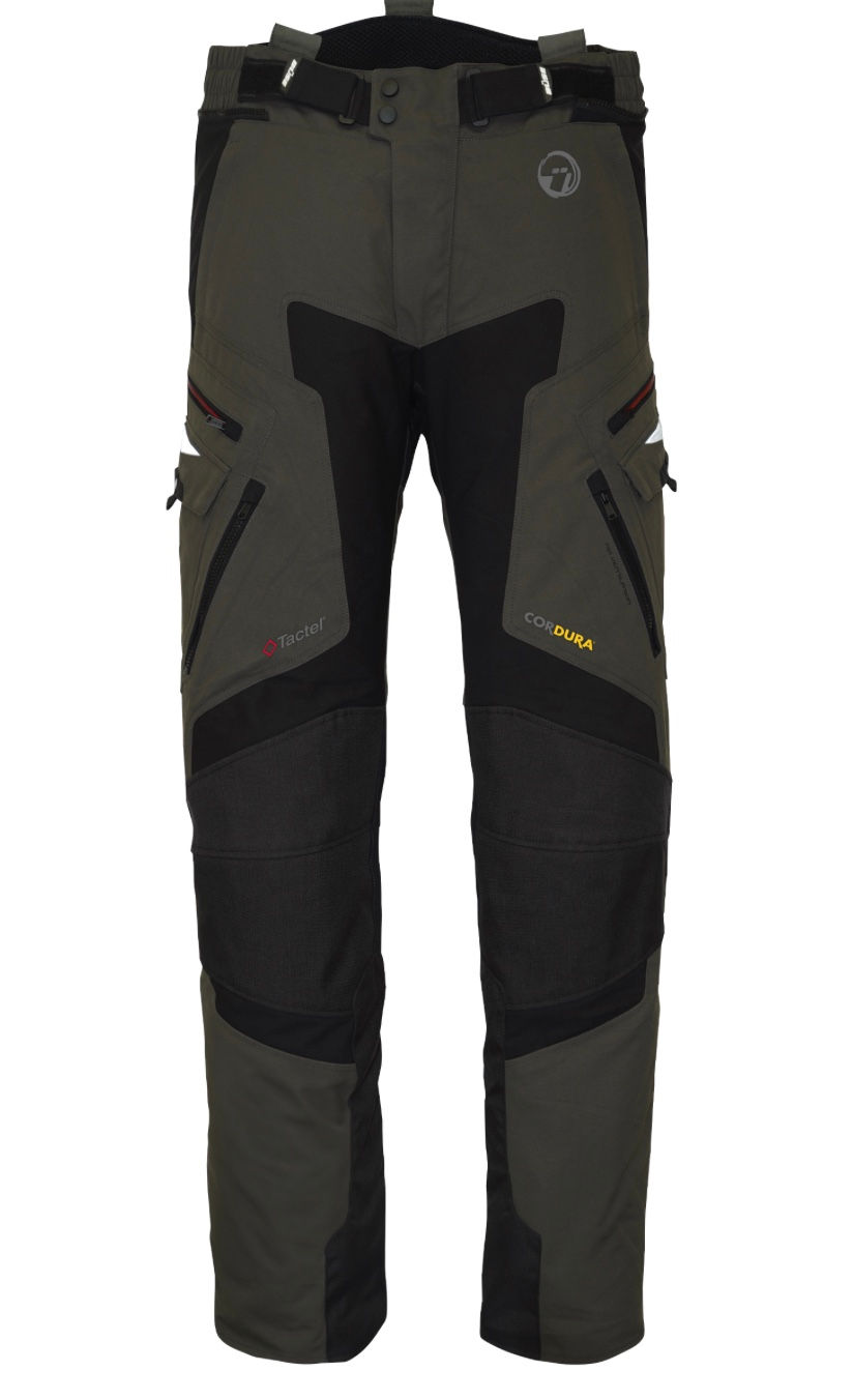 PANTALON BÜSE GRAVEL XR FEMMES GRIS ARDOISE VUE DE FACE