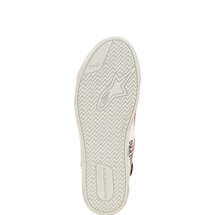 CHAUSSURES ALPINESTARS STATED FLAIR BLANC/ROUGE