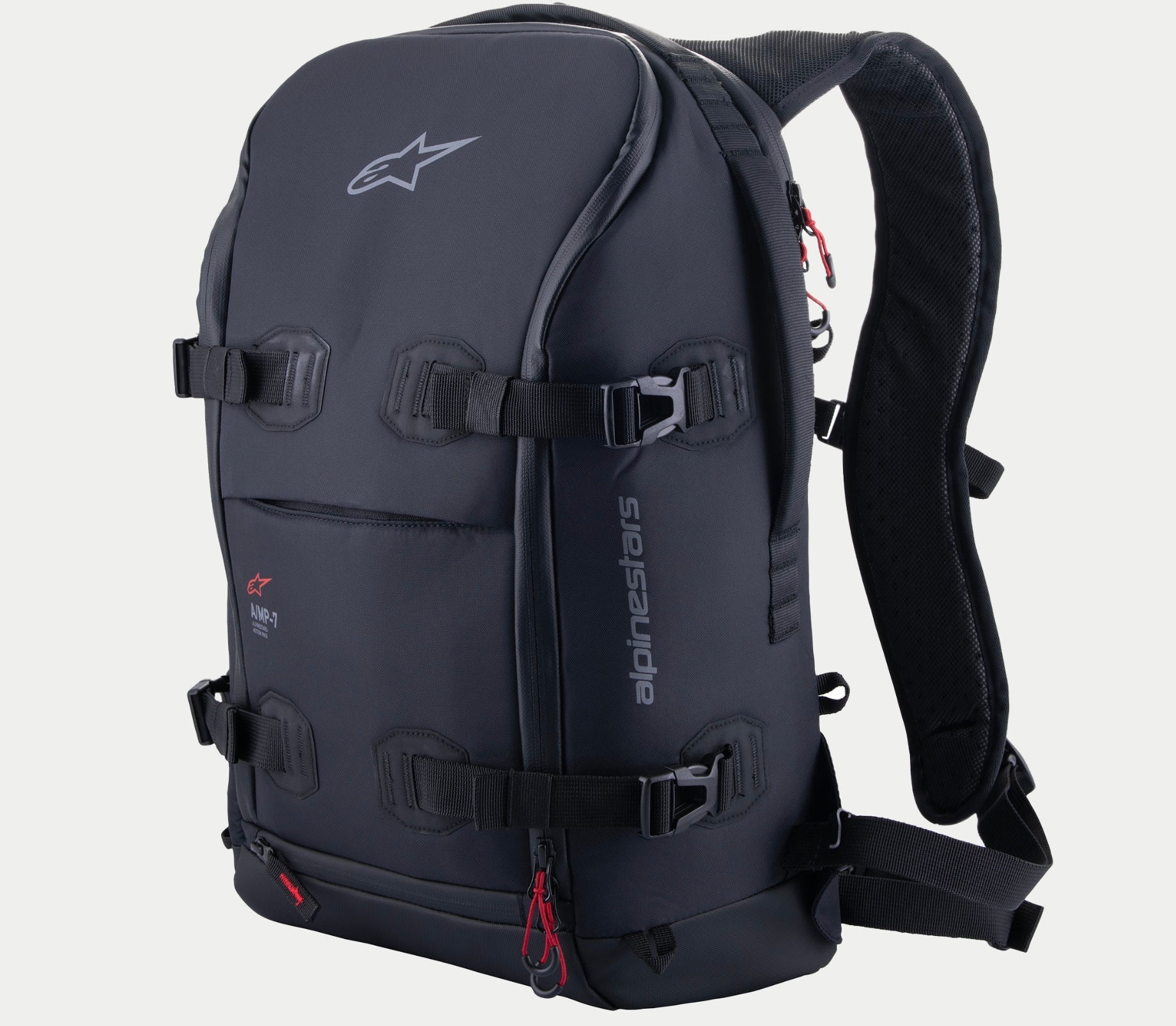 ALPINESTARS AMP-7 BACKPACK NOIR/ NOIR VUE DE PROFIL