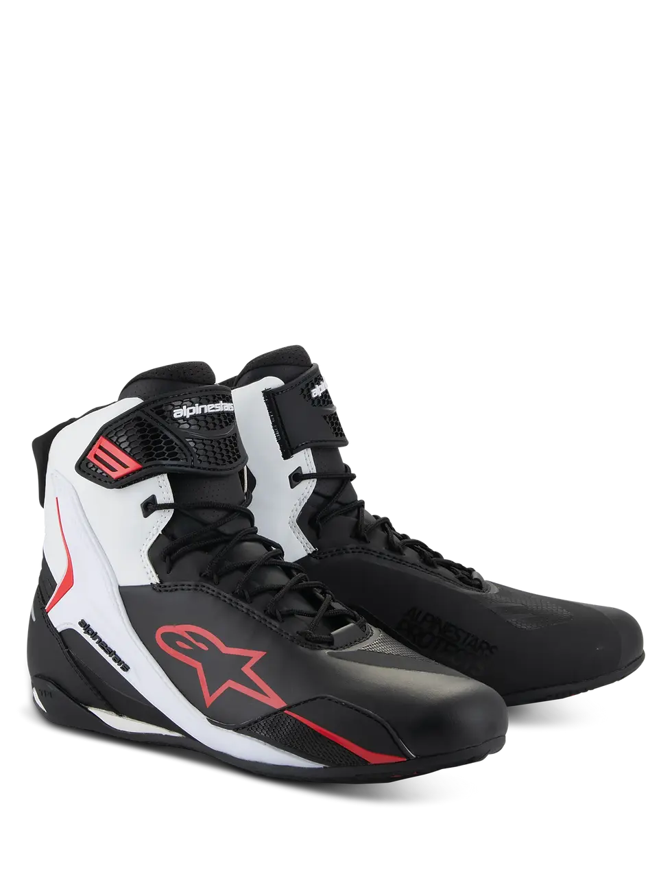ALPINESTARS CHAUSSURES FASTER-4 NOIR/BLANC/ROUGE