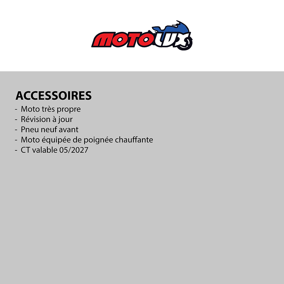 occasion motolux street triple rs