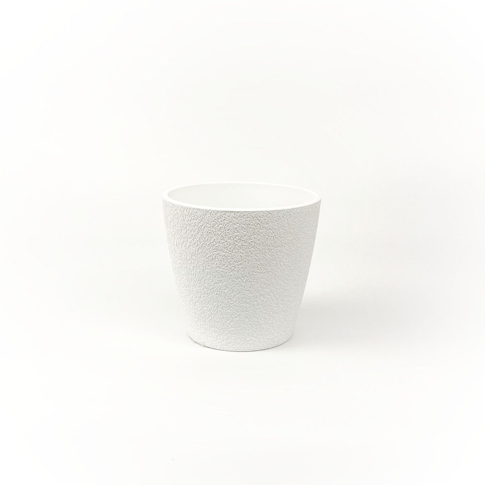 Small 'White Textured' Pot Cover