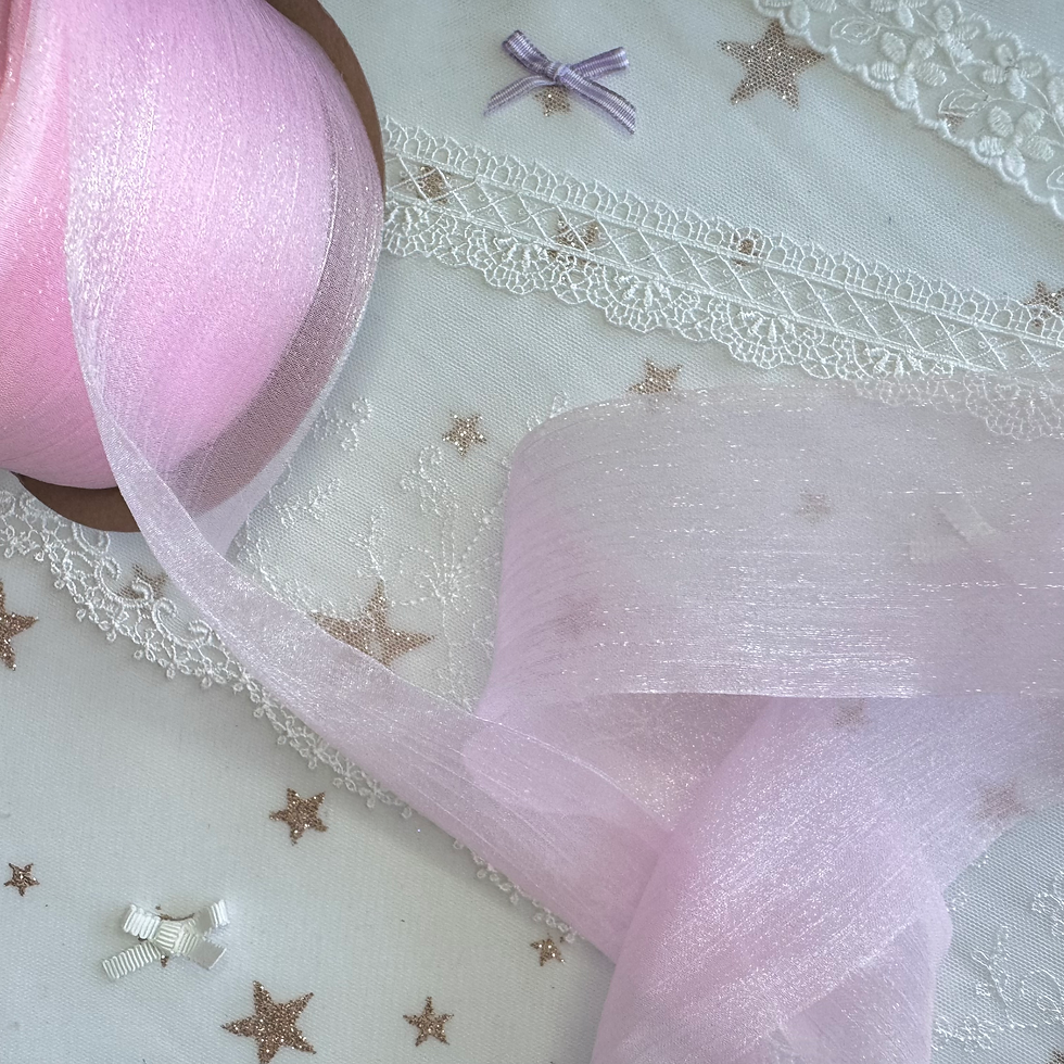 Thumbnail: 【Multiple Colors】Chiffon Bow with Heart Charm | Alligator Clip 