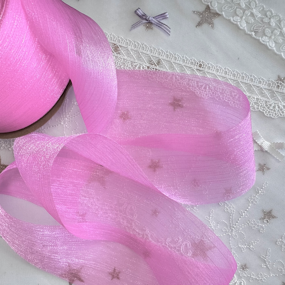 Thumbnail: 【Multiple Colors】Chiffon Bow with Heart Charm | Alligator Clip 