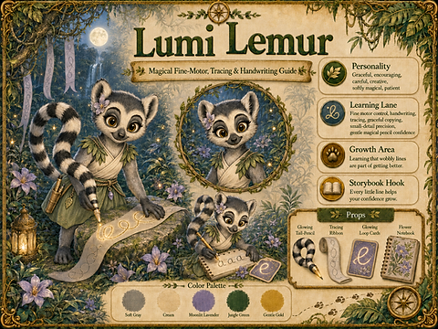Lumi Lemur, Learning Trail Jungle World character