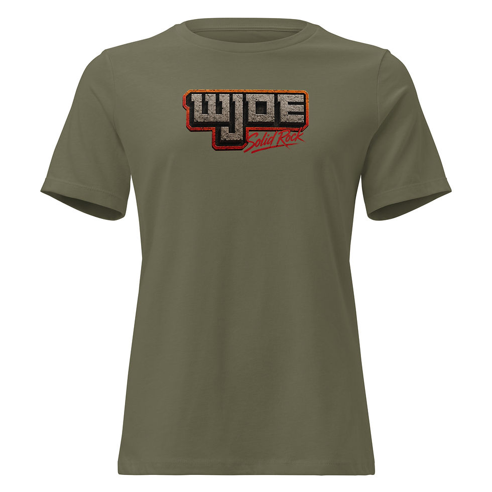 Thumbnail: Women's Relaxed T-Shirt -  Stone Logo