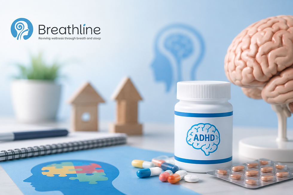 ADHD Medication India | Sleep Apnea Solutions & Anxiety Disorder Treatments | Breathline