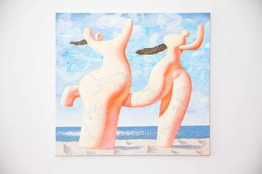 Leo Park _Danbo Beach_ 130x120 cm 2020.jpeg