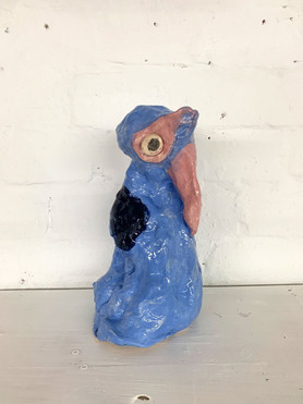 Bird_ x, 2020, Glazed ceramic, 32 x 12 x10 cm.jpeg