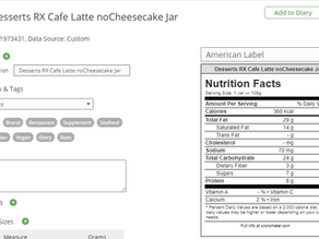 How to Add a Custom Food to Cronometer from a Nutrition Label