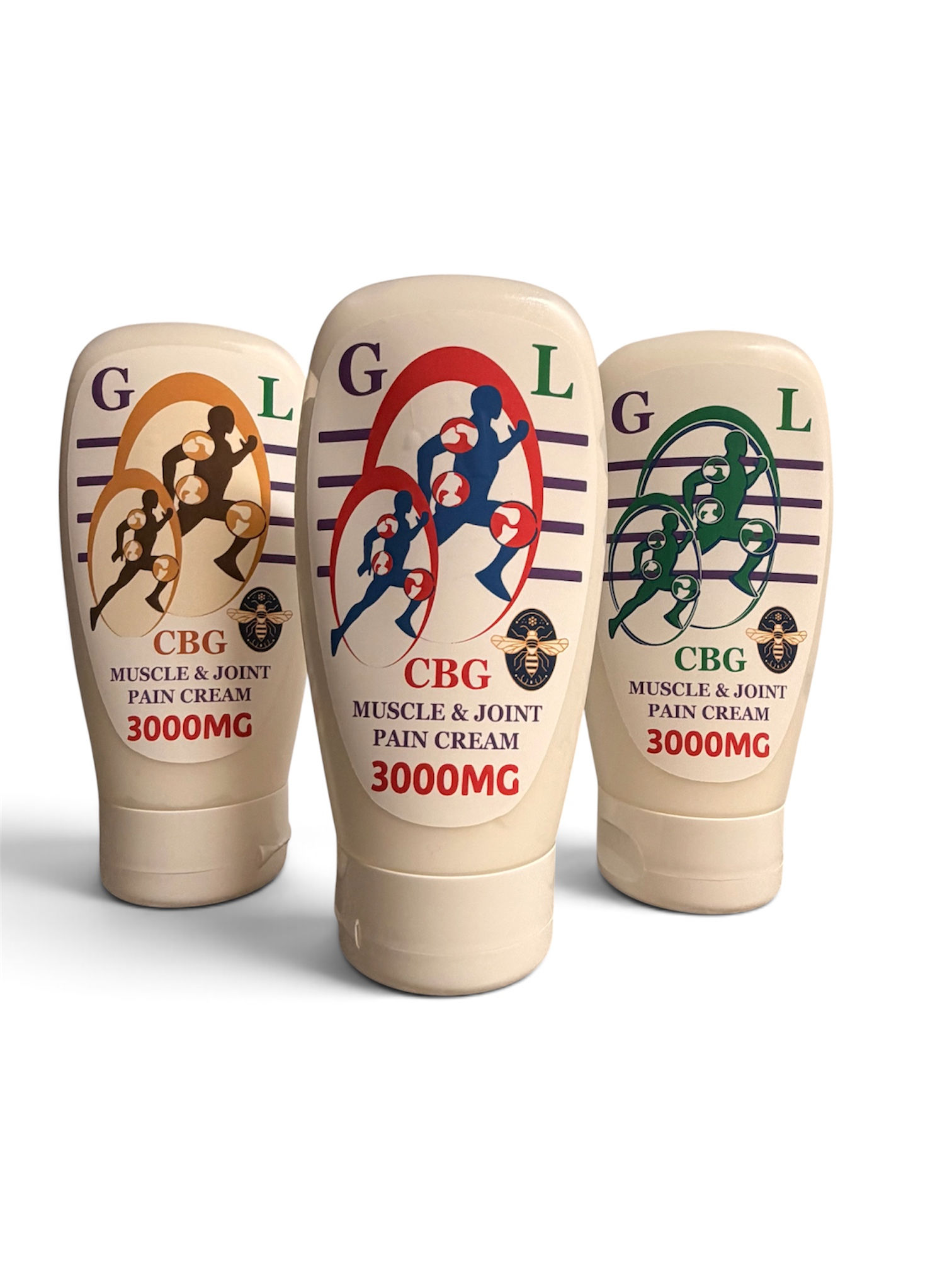 3000mg Sports CBG Muscle & Joint Cream -- Light Eucalyptus or Light Almond