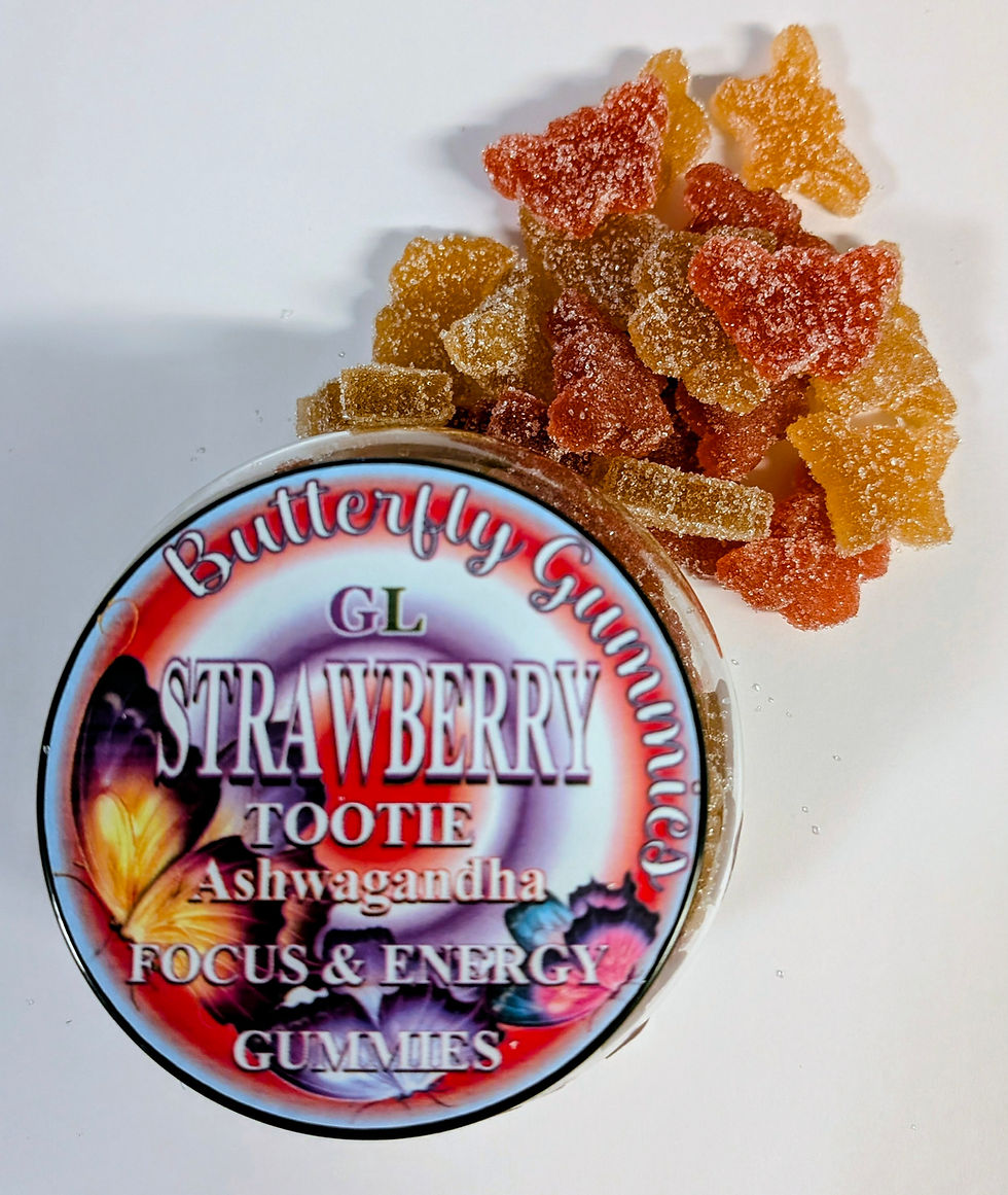 Thumbnail: *Strawberry Tootie 50mg CBD & Ashwagandha Focus & Clarity Gummies