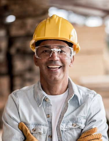 Worker with Yellow Helmet