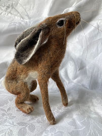 Hare looking at the moon. Needlefelted by artist Joan Prowse.jpg