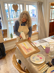 Watercolour workshop Seaglass Gallery