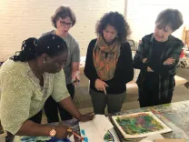 Art Class Students