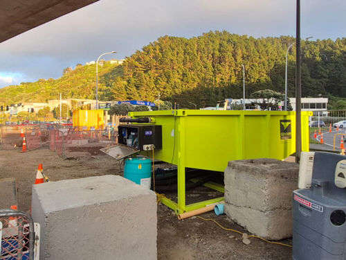 Condor's XXL Water Treatment System on the Ngauranga Gorge site.