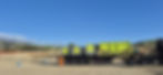 Condor's water treatment system, and pumps on a truck being delivered to site.