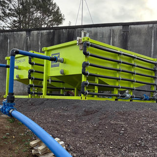 2 of Condor's Water Treatment Systems set up on site