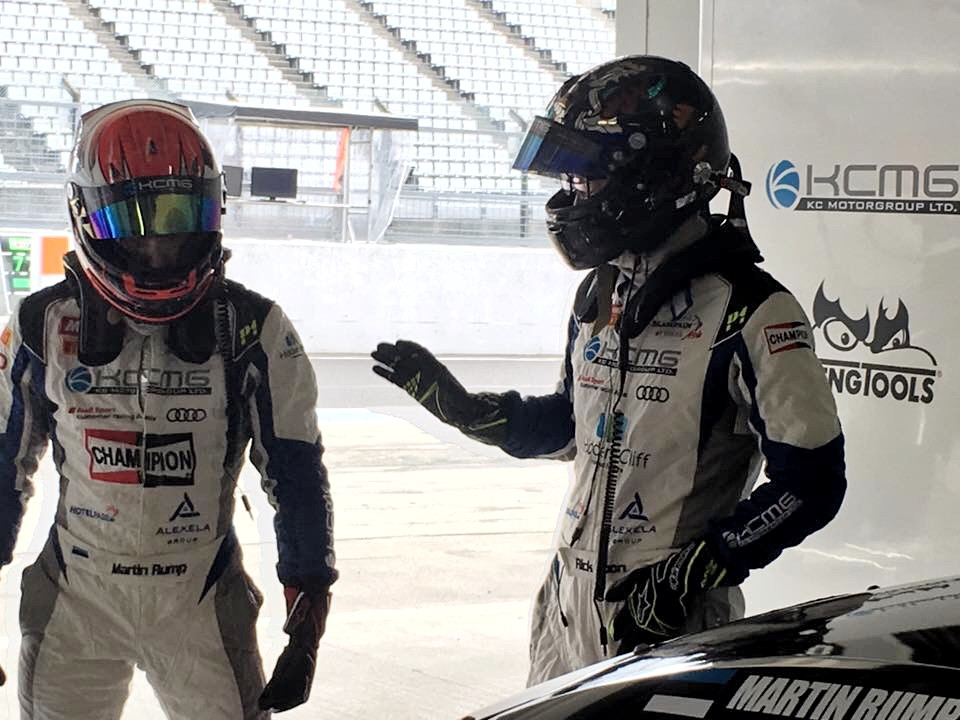 Martin and Rick in full kit