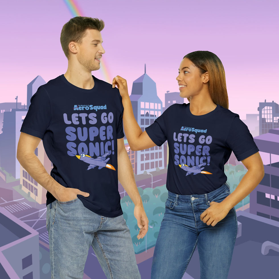 Thumbnail: Vicky Viper Supersonic - Unisex Jersey Short Sleeve Tee