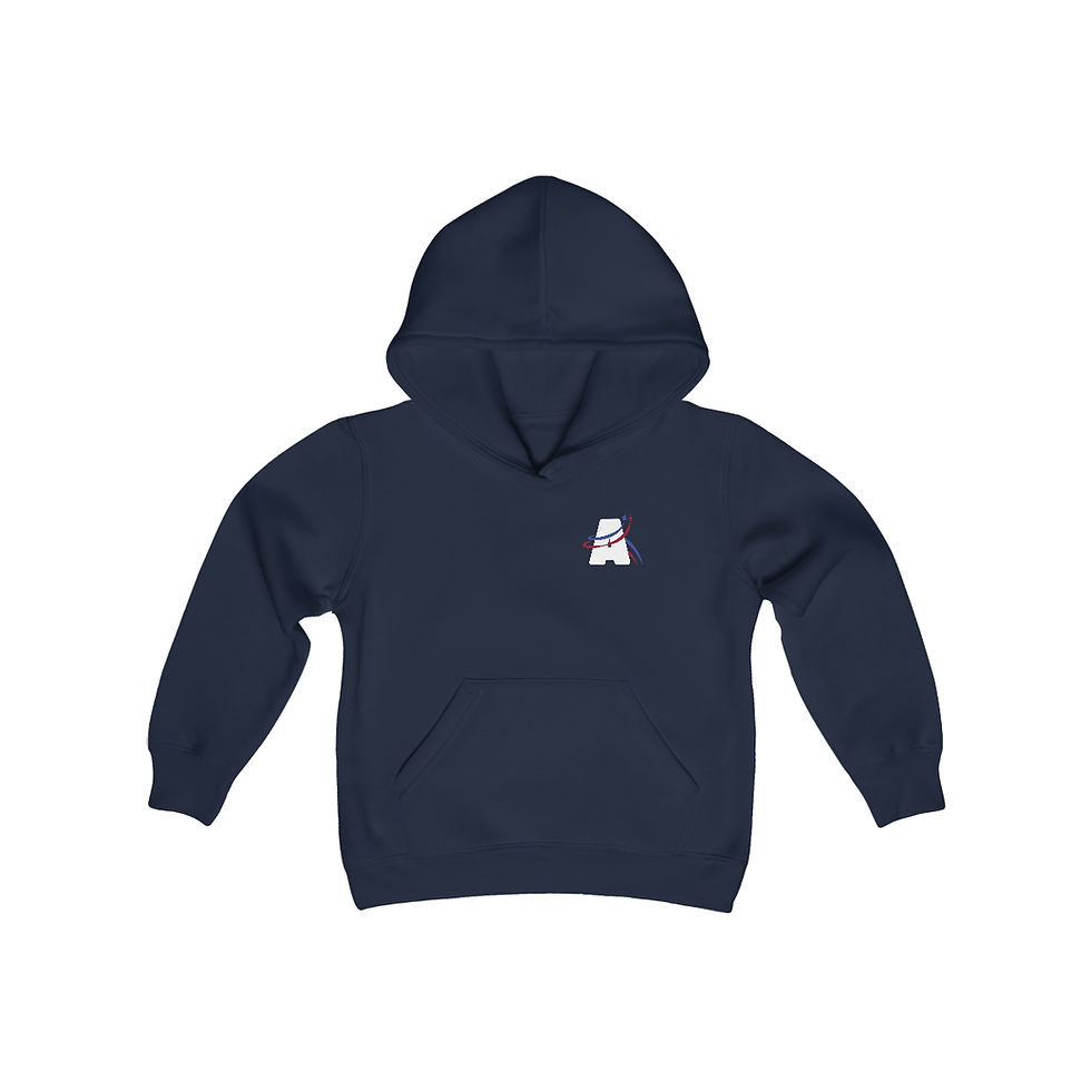 Thumbnail: AeroSquad Emblem - Youth Heavy Blend Hooded Sweatshirt