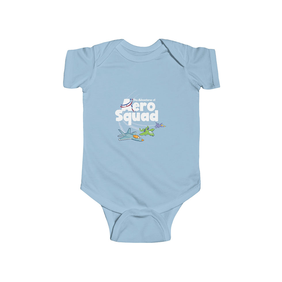 Thumbnail: AeroSquad Logo - Infant Fine Jersey Bodysuit