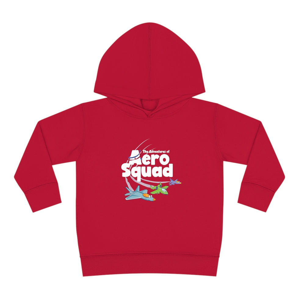 Thumbnail: AeroSquad Logo - Toddler Pullover Fleece Hoodie