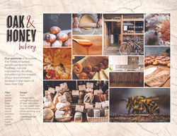 oak and honey mood board