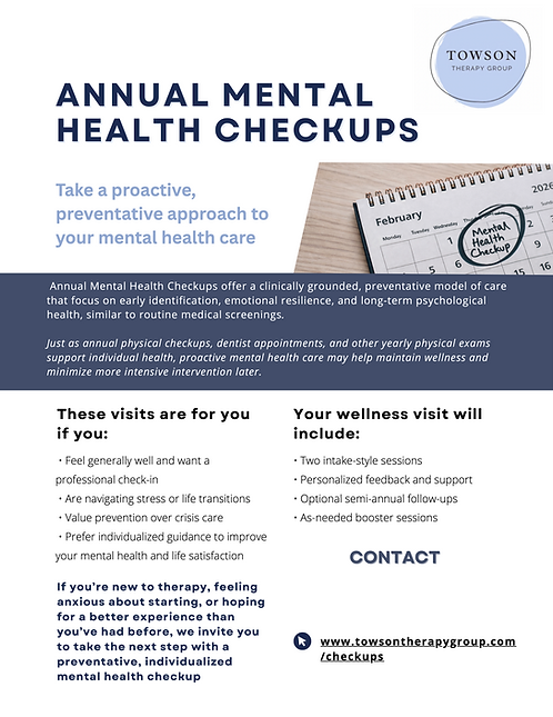 Towson Therapy Group Annual Mental Health Checkups.png