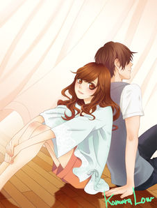 「カレの事情とカノジョの理想」カバーイラスト