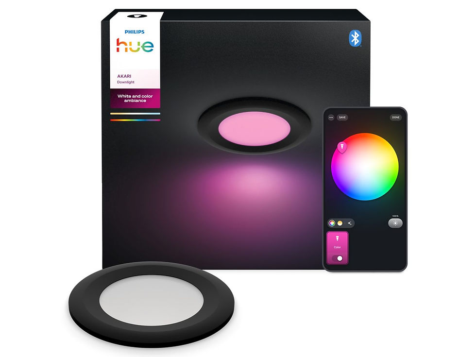 Thumbnail: Philips Hue Akari Downlight – 90mm – Black