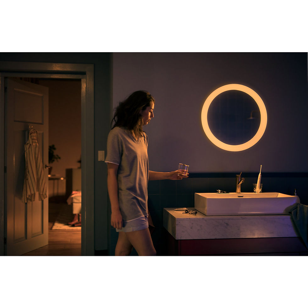 Thumbnail: Philips Hue Adore Bathroom lighted mirror