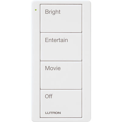 Lutron RA2 Select Pico Wireless Controller Scene with 4 Button Custom Engraving