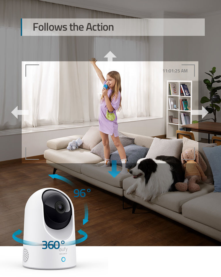 Thumbnail: Eufy Indoor Cam 2K Pan and Tilt