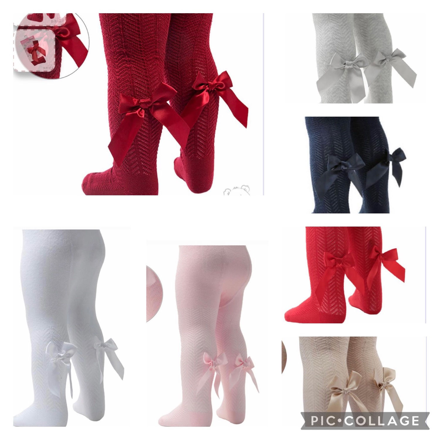 Chevron tights with long bow 0-24 Months 